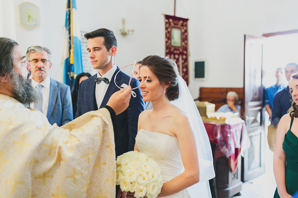 Santorini wedding ceremony