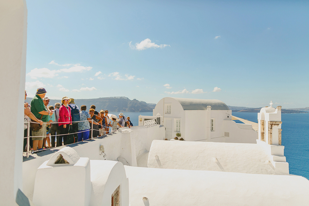 Santorini Imerovigli from Thira